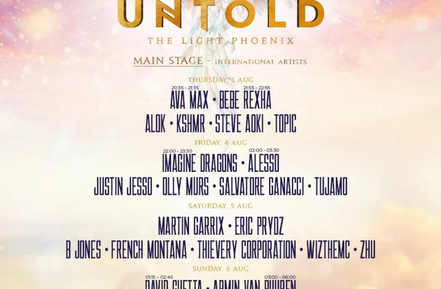 Untold prezintă noul concept creativ și lista artiștilor care vor urca pe cele 8 scene ale festivalului