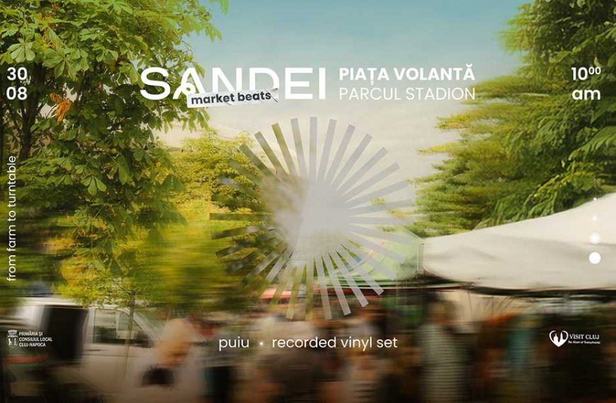 SANDEI Market Beats: muzică pe vinil în mijlocul pieței de la Cluj Arena